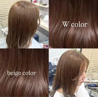 セミロング カラー 山口愛莉 /暖色/艶髪のヘアスタイル