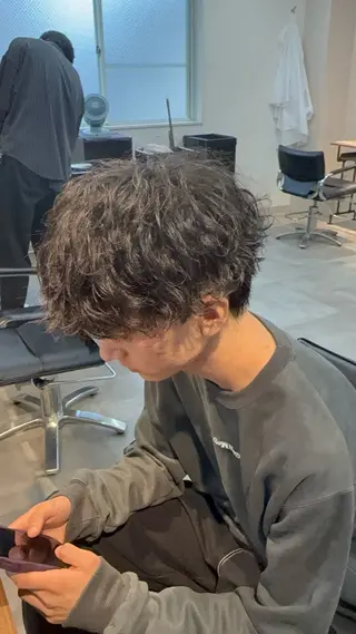 パーマ メンズ 垢抜けへの近道✂️ メンズ縮毛矯正/齊藤のヘアスタイル