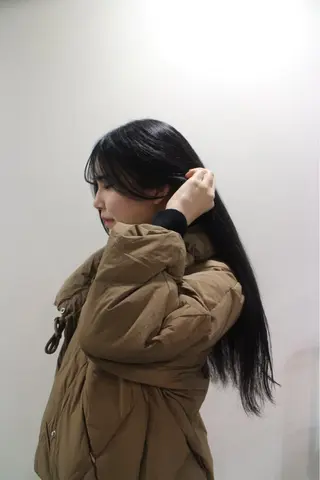 ロング カラー カーリーパーマ/ 透明ｶﾗｰ/MIKUのヘアスタイル