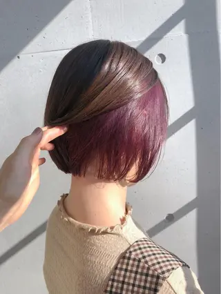 ショート カラー ☕️ベージュカラー 内藤光哉☕️のヘアスタイル