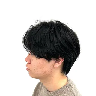 ショート パーマ メンズ 【メンズパーマ特化】 🍏網中勇喜のヘアスタイル