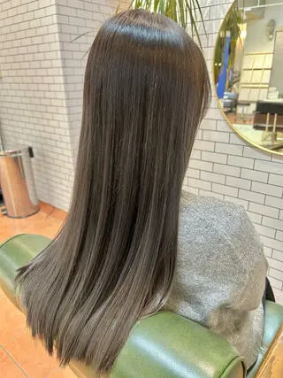ロング カラー 石井 佑樹のヘアスタイル