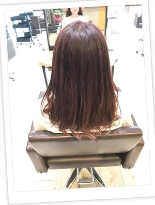セミロング カラー パーマ ヘアアレンジ メンズ キッズ ネイル マツエク・マツパ EnBlesS西宮 マンツーマン神道有基のヘアスタイル