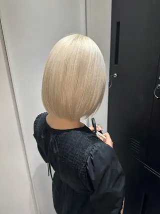 ミディアム カラー 🫧盛れハイトーン/ ブリーチ特化🎀サキのヘアスタイル