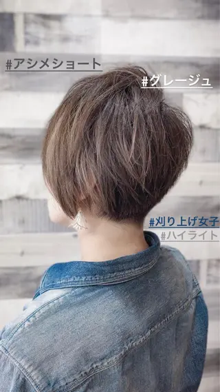 ショート 外国人風ヘア 🍔Mamiのヘアスタイル