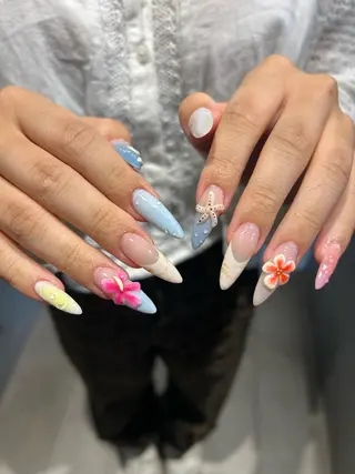 ネイル SEINA_ NAIL🐈‍⬛💗のネイルデザイン