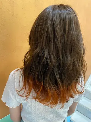 ロング 山口 明日花のヘアスタイル