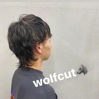 ショート パーマ メンズ N/デザインカラー 🌿ナギのヘアスタイル