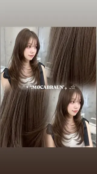 カラー ひなた/韓国ヘアー☆ *カラーモデル募集中のヘアスタイル