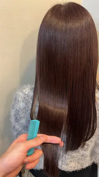 ロング ⚪️髪質改善 縮毛 店長 コウ⚪️のヘアスタイル