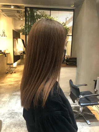 ミディアム カラー 韓国ヘア 店長NEGIのヘアスタイル