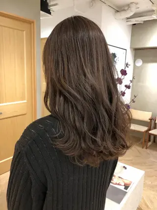 セミロング ボブ/縮毛矯正 🌟梅田盛一🌟のヘアスタイル