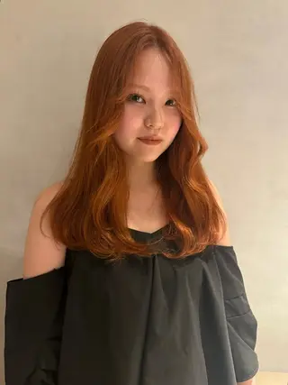 ミディアム カラー 🩷ハイトーン透明感 レイヤー🩷ユリカのヘアスタイル