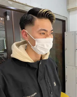 カラー メンズ 大月 優汰のヘアスタイル