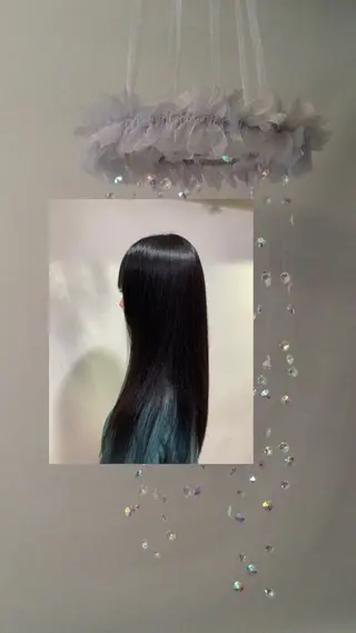 ロング カラー まつしま にこのヘアスタイル