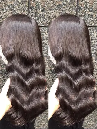 カラー HINA 仙台/ レイヤー/縮毛矯正のヘアスタイル