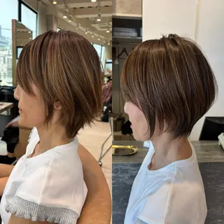 ショート 大人ショート特化/ カットモデル/表参道のヘアスタイル