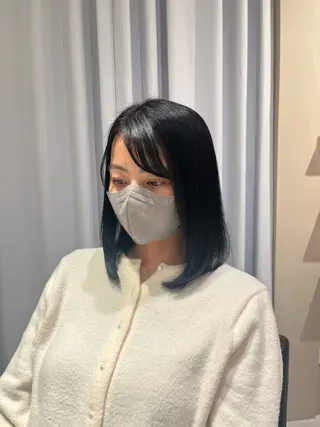 ミディアム カラー 透明感カラー 💎飯塚ゆうきのヘアスタイル