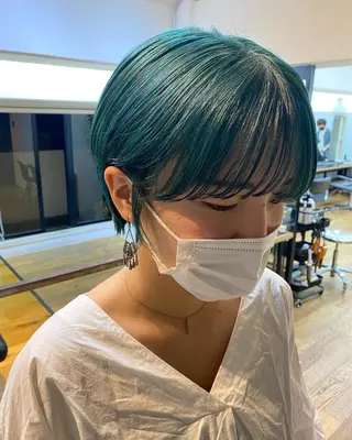 ショート カラー stylist トモヤのヘアスタイル