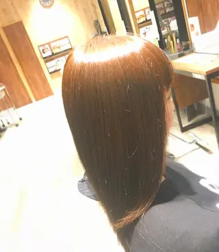 ミディアム カラー ✨髪質改善/ブリーチ /レイヤー/山下竣介のヘアスタイル