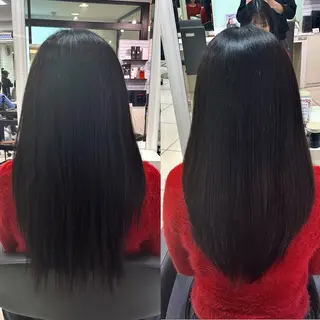 ロング パーマ 縮毛矯正指名No.1 艶カラー/SHIMAのヘアスタイル