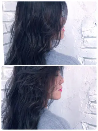 ミディアム セミロング ロング カラー レイヤーカット🪽 MARINA🦩のヘアスタイル