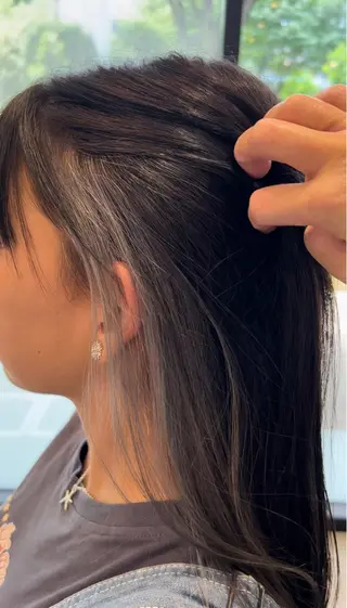 ロング カラー 立川/ハイトーン/ 髪質改善/田中柚のヘアスタイル