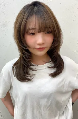 ミディアム 似合わせヘア 💇🏻‍♀/マリアのヘアスタイル