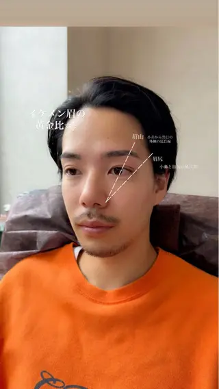 メンズ 寺崎 あさかの眉毛・アイブロウイメージ