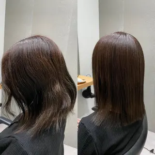 ミディアム 髪質改善ヘアケア 艶髪特化/上田のヘアスタイル