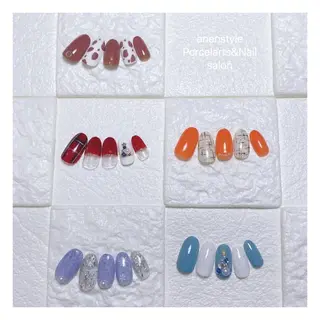 ミディアム ネイル 👑enen style👑のネイルデザイン