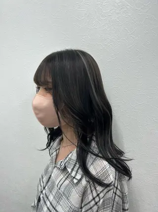 ロング カラー ヘアアレンジ 鈴木 アメリのヘアスタイル