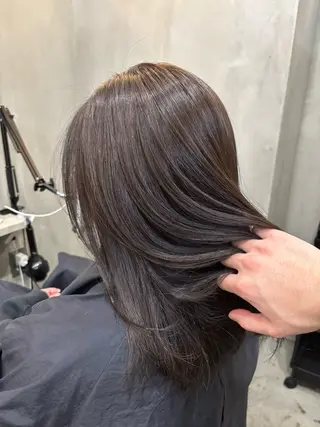 ミディアム カラー 中園康 /カラー/ブリーチのヘアスタイル