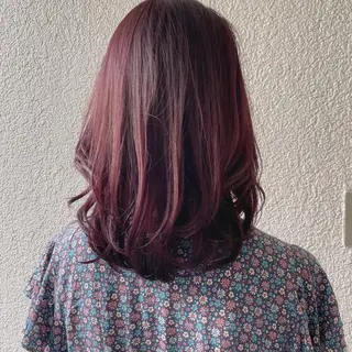 ミディアム 鈴木 梓のヘアスタイル