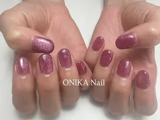 ミディアム Momoka 🦋のネイルデザイン