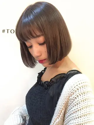 ショート ショート✨ボブ✨代表 新田見美仁のヘアスタイル