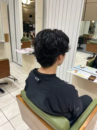 パーマ メンズ 中村 彩奈のヘアスタイル