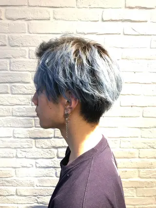 ショート カラー メンズ 小川敏輝 OGWBarberのヘアスタイル