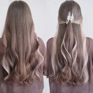 ロング カラー Mariana/ 鶴原-ハイライトのヘアスタイル