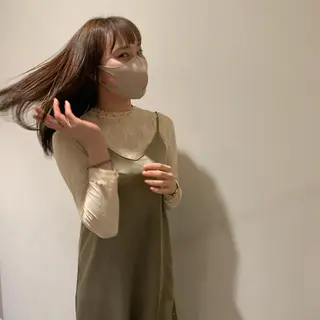 ロング カラー ヘアアレンジ 高井瑠華🌼 ストカールカット特化のヘアスタイル