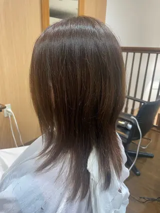 セミロング パーマ 浅香山✨美髪✨ やまもとあきこのヘアスタイル