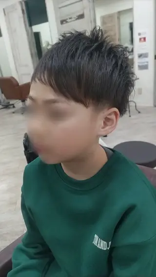 ショート メンズ キッズ 磯崎 美幸のヘアスタイル