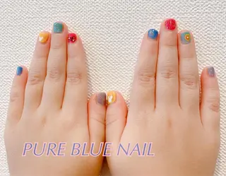 ネイル PURE BLUE NAILのネイルデザイン