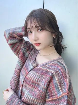 ミディアム 🌫️大人韓国ヘア 🌫️naoyaのヘアスタイル