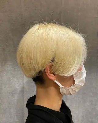 ショート カラー 髪質改善カラー💎 オオネヨシナリのヘアスタイル
