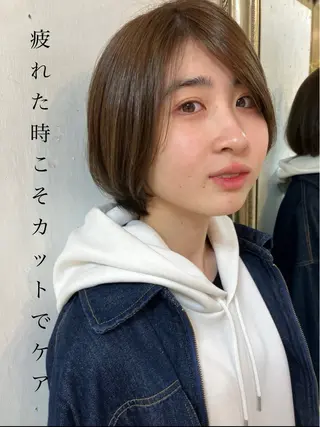 ショート ナチュラルオーブン 大村店🍀深松孝枝のヘアスタイル