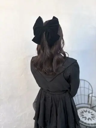 セミロング カラー ヘアアレンジ ブリーチなし透け感/ マンツーマン/Ryoのヘアスタイル