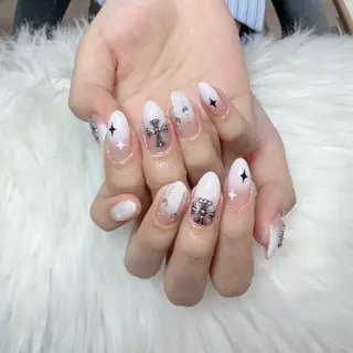 ネイル 🎀nana🫧 ワンホンネイル🎀のネイルデザイン