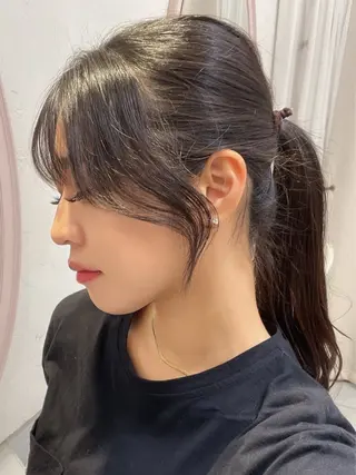 ロング カラー ヘアアレンジ 🦋韓国hair🦋 エクステ店長sakiのヘアスタイル