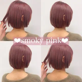 ショート カラー ヘアアレンジ 美髪矯正/透明感カラ ー🫧YUUKI🫧のヘアスタイル